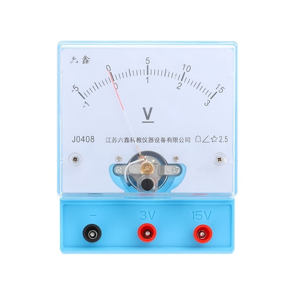 GJX 2026 New School Voltmeter Experiment Push-Type Voltmeter Teaching Voltmeter Instrument for School,Laboratory,Education