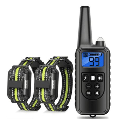 GJX 2026 New Shock Collar for Dogs Effective Training Dog Shock Collar with Remote Control Resilient Against Rain Dog Training Collar,Green