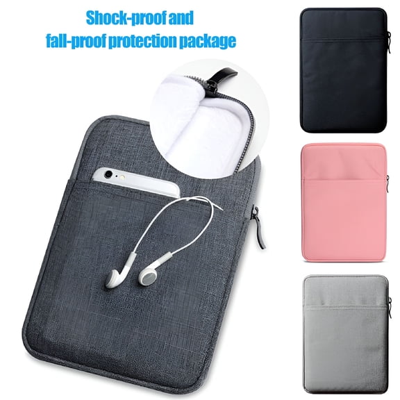 GJX 2026 New Shockproof Tablet Storage Bag Protective Case 3 Air 1 2 Mini 4 Pro,Rose Red,8Inch for Travel,Everyday Carry,Tablet Protection,Storage Organization,Outdoor Activities