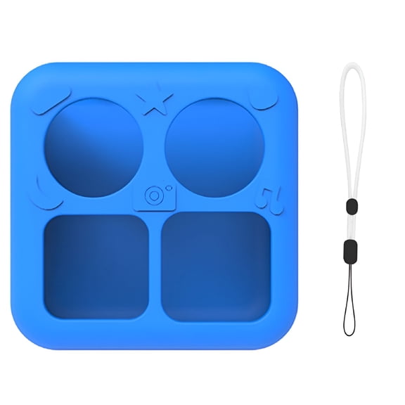 GJX 2026 New Silicone Case Shockproof Silicone Protective Cover for Mini Player(Blue),For Travel,Outdoor,Daily Protection,Easy Carrying
