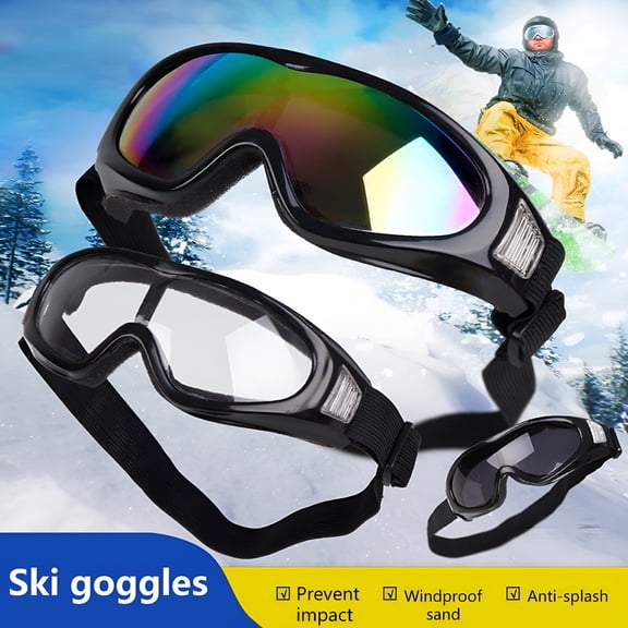 GJX 2026 New Ski Snowboard Goggles Anti Fog Glare Adjustable Strap Snow Goggles for Men Women Kids Youth Winter Outdoor Sport Skiing,Snowboarding,Skating,Motorcycling Ski Goggles Women