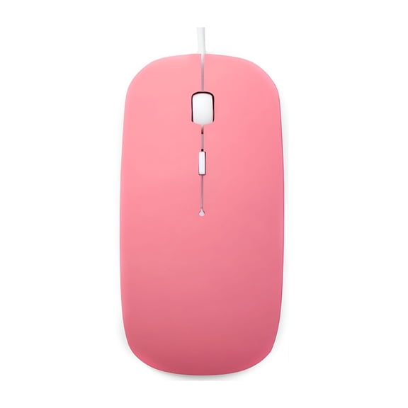GJX 2026 New Slim Silent Wired Computer Mouse,Universal 800/1000/1200/1600Dpi 4 Buttons Wired Mouse Pc/Laptop Accessory for Home Offices,Workstations,Gaming,Remote Work,Travel,Study Desks