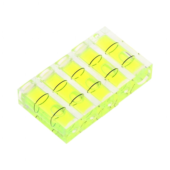 GJX 2026 New Small Bubble Level Tool 5Pcs Mini Bubble Square High Precision Level, for Measuring, Alignment, Carpentry, Diy Projects, Home Improvements.