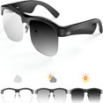 thumbnail image 1 of GJX 2026 New Smart Glasses with Photochromic Lenses-Bluetooth Sunglasses for Men&Women,Built-In Mic&Speakers,Uv Protection,Voice Control,And Long Battery Life, 1 of 8