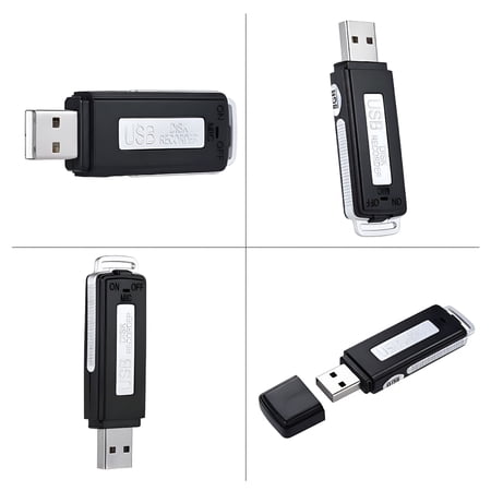 GJX 2026 New Smart Home 8Gb Portable Usb Disk Audio Voice Recorder for Recording Meetings,Lectures,Voice Memos,Note-Taking,Interviews,Audio Documentation,Portable Storage
