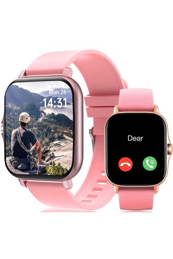 2026 New Smart Watch with Ios/Android Compatibility,5.2,Multi-Language,Call/Sms Alerts,App Notifications,Camera Control-Like Interface,Compatible with Iphone/Ipad/Android Smartphones/Tablets