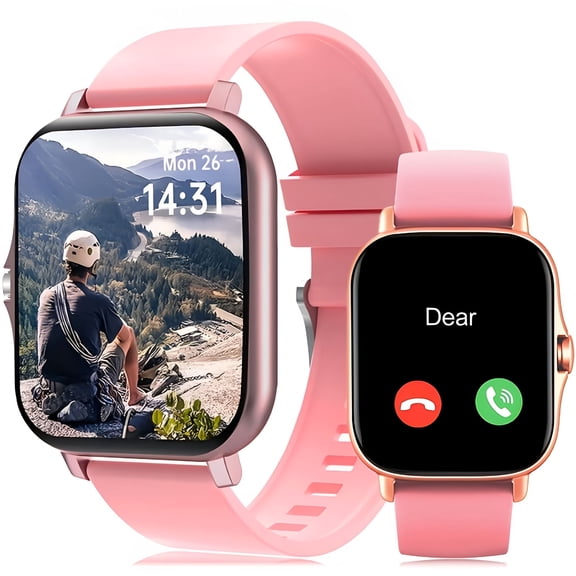 GJX 2026 New Smart Watch with Ios/Android Compatibility,5.2,Multi-Language,Call/Sms Alerts,App Notifications,Camera Control-Like Interface,Compatible with Iphone/Ipad/Android Smartphones/Tablets