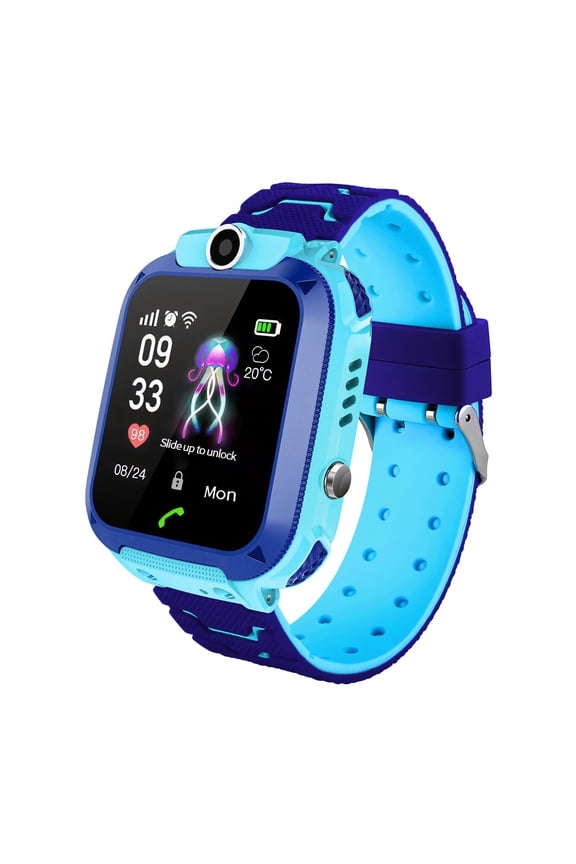 2026 New Smart Watch for Kids Alarm Clock Kids Smart Watch Photo Capture Watches for Kids for School Travel Outdoor Play Home Use Blue