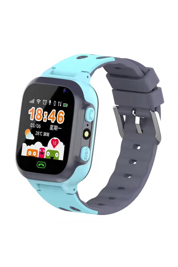 2026 New Smart Watch for Kids Simple Operation Kids Smart Watch Noisy Environments Watches for Kids for School Playground Blue