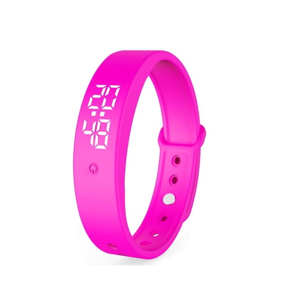 GJX 2026 New Smart Wristband Temperature Alert Smart Bracelet Silent Vibrating Multi-Alarm Smart Wristband Long-Lasting Rechargeable Smart Wristband for Fitness Sleep Work