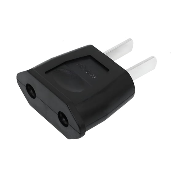 GJX 2026 New Socket Plug Adapter Europe Eu Euro to Us Travel Charger Ac Power Converter 1Pcs for International Travel,Powering Devices,Charging Electronics,European to American Outlet Conversion.