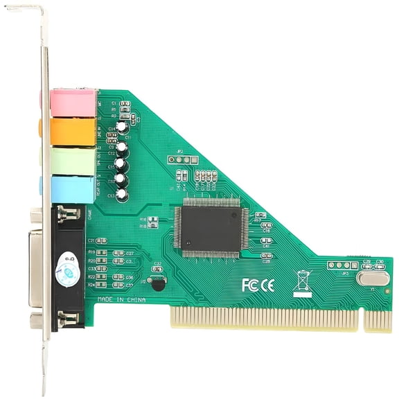 GJX 2026 New Sound Card,Pci Sound Card 4.1 Channel Computer Desktop Built-In Sound Card High-Fidelity Audio Card