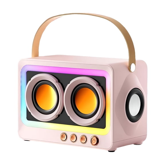 GJX 2026 New Speaker for Home Bluetooth Sound System,Portable Outdoor Subwoofer with Card Insertion Wireless Sound System,Great Birthday Gift