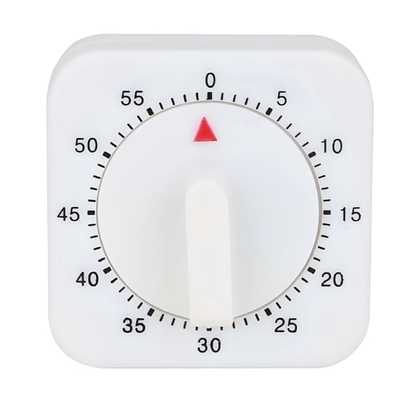 GJX 2026 New Square Mechanical Kitchen Timer 60 Minute Countdown,Timer Pomodoro Timer for Kids Classroom Office Kitchen Homeschooling Study Tool Task Reminder Home
