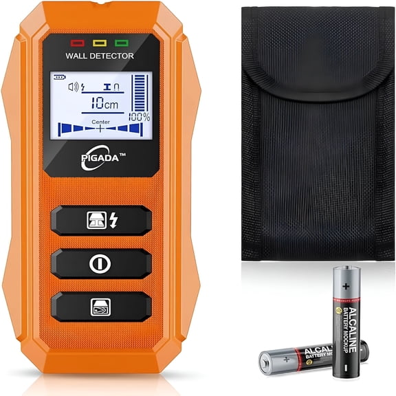 GJX 2026 New Stud Finder Wall Scanner - 5 in 1 Stud Finder Tool with Pro Smart Sensor Chip and Hd Lcd Display,Stud Detector Beam Finders for the Center Wood Studs Ac Wire Drywall Detection Pipe