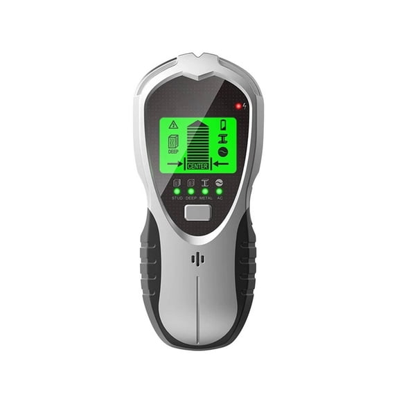 GJX 2026 New Stud Finder Wide Detection Stud Finder Wall Scanner Accurate Positioning Handheld Design Stud Sensor for Home Workshop Construction Silver