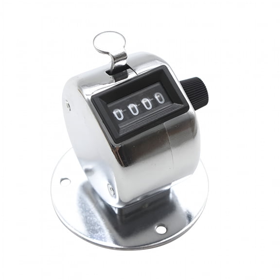GJX 2026 New Tally Counter Tally Digit Digit Counters with Desktop 4 Base Silver Hand Counter Finger Tools Home Improvement