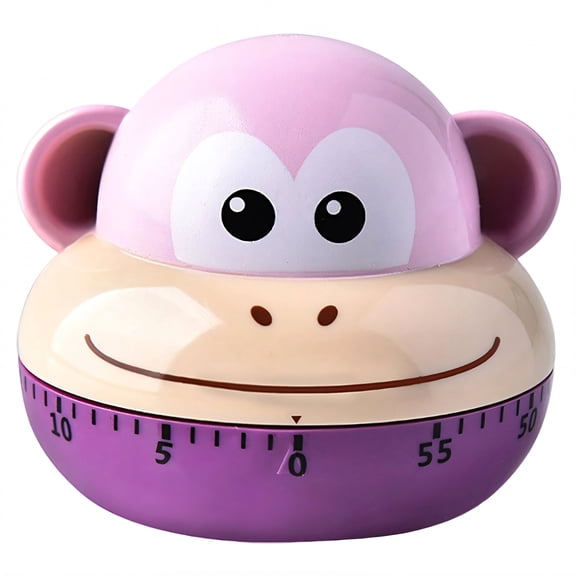 GJX 2026 New Timer 60 Minute Countdown Timers Portable and Compact Cute Animal Appearance Shot Timer Style6 for Cooking Workouts Study Sessions Meetings Kids' Activities