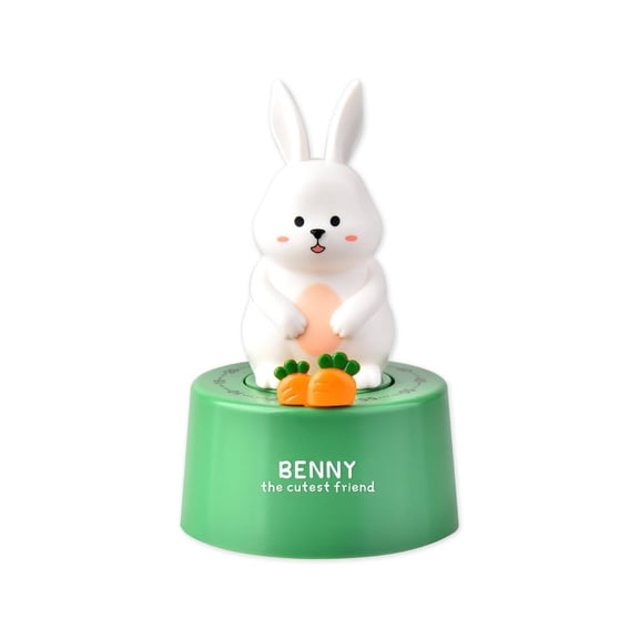 GJX 2026 New Timer Creative Cartoon Animal Design Kitchen Timer Eco Friendly Mechanical Movement Time Timer Style3 for Cooking Baking Kids' Activities Home Tasks School Projects