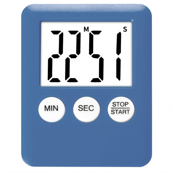 GJX 2026 New Timer Easy to Use Timer Outdoor Timer Long Duration Countdown Magnetic Storage Visual Timer for Kids Light Blue for Outdoor Activities Study Playtime Sports Games