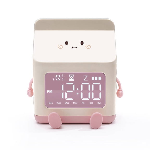 GJX 2026 New Timer Loud Sound and Silent Mode Timers Three Independent Alarms Timer Outlet for Cooking Study Exercise Pink