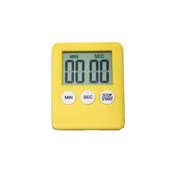 GJX 2026 New Timer Precise Cooking Assistant for Cooking Study Office Timer Outlet Extended Timer Range Classroom Timer Yellow