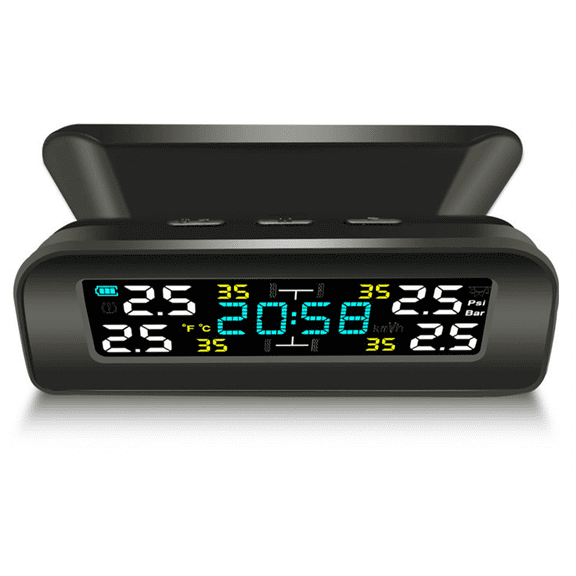 GJX 2026 New Tire Pressure Sensor,Solar Powered Tire Pressure Monitoring System,Real-Time Monitoring Tpms Sensor