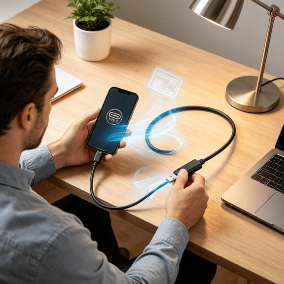 GJX 2026 New Transfer Connector Smartphones U Disk Data Wire Otg Cable Charger Cord Usb Type-C Adapter for Smartphone,Tablet,Laptop,Office,Travel