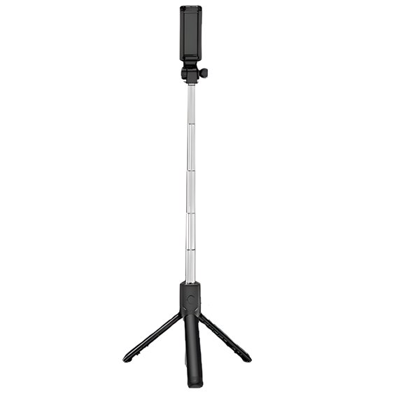GJX 2026 New Tripod for Iphone Multi-Functional Tripod Design Selfie Stick for Iphone 40-Inch Extendable Length Selfie Stick for Android Forvlogging Photography Live Streaming Video Calls Black