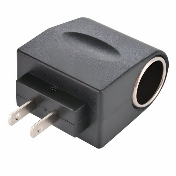 GJX 2026 New Universal Ac to Dc Car Cigarette Lighter Socket Adapter (Us Plug) for Car,Travel,Charging Devices,In-Car Electronics,On-The-Go Use,Power Conversion