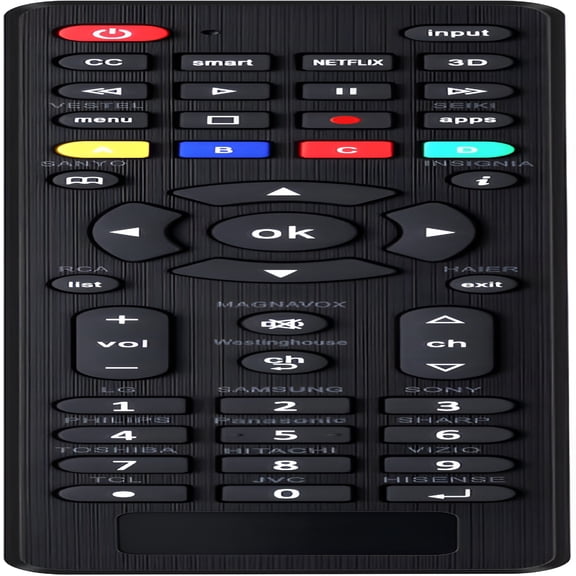 GJX 2026 New Universal Tv Remote Compatible with Lcd Led 3D Hdtv Smart Tvs Remote Control for Living Room,Bedroom,Office