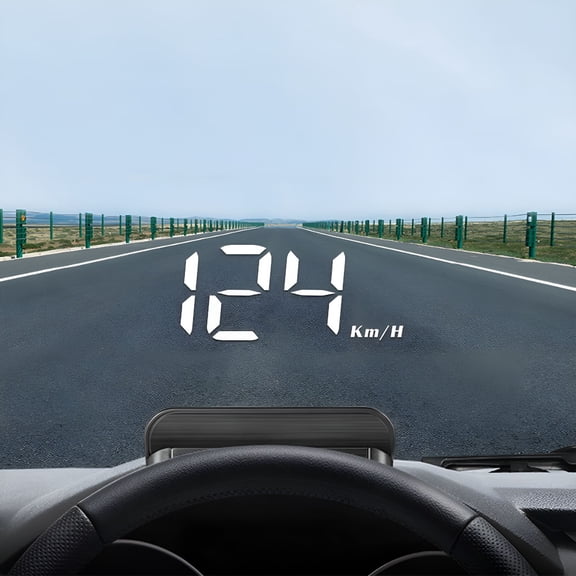 GJX 2026 New Up Display,Car Universal Gps Hud,Speedometer for Daily Driving,Road Trips,Commute,Black,For All Vehicles
