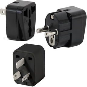 GJX 2026 New Us to China Travel Adapter Plug,Universal Asia Type E(C/F)A&I 3 Pack Set Kit for Travel,Home,Office,Hotel,Laptop