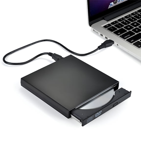 GJX 2026 New Usb 2.0 External Cd/Dvd Rw Optical Drive for Laptops,Desktops,Notebooks,Ultrabooks,Pcs