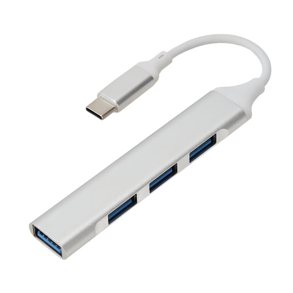 GJX 2026 New Usb C Multiport Adapter 4 in 1 Usb C Hub 5Gbps Plug and Play Multi Protection Usb C Multiport Adapter for U Disk Mouse Keyboard for Office,Home,Travel,Gaming