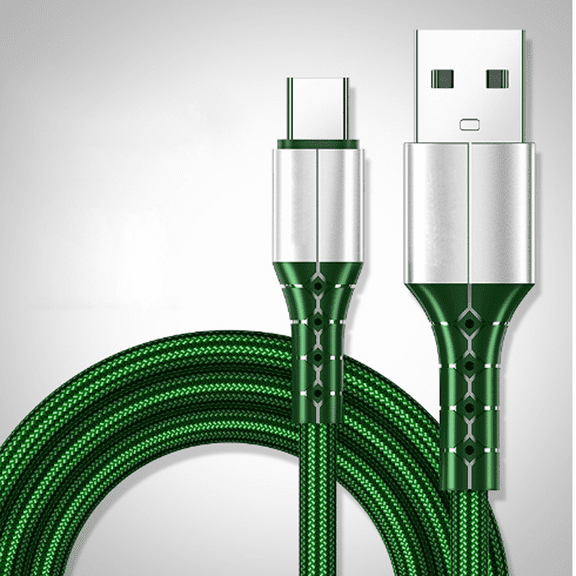 GJX 2026 New Usb Cable Fast Charging Android Charger Cable Micro Usb Cable with Data Transfer Capability for Fast Charging Android Phones Data Sync Home Office Car Travel Green