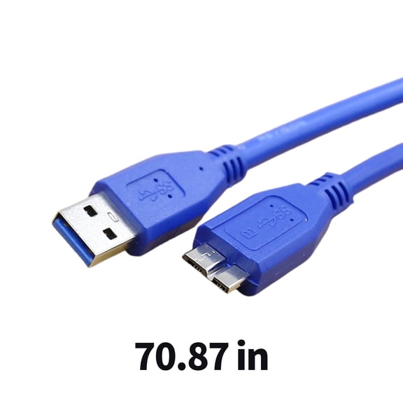 GJX 2026 New Usb Cable,Flexible Pvc Jacket Usb 3.0 Cable,Interference Protection Anti-Oxidation Usb 3.0 Extension Cable,Blue,5.9Ft