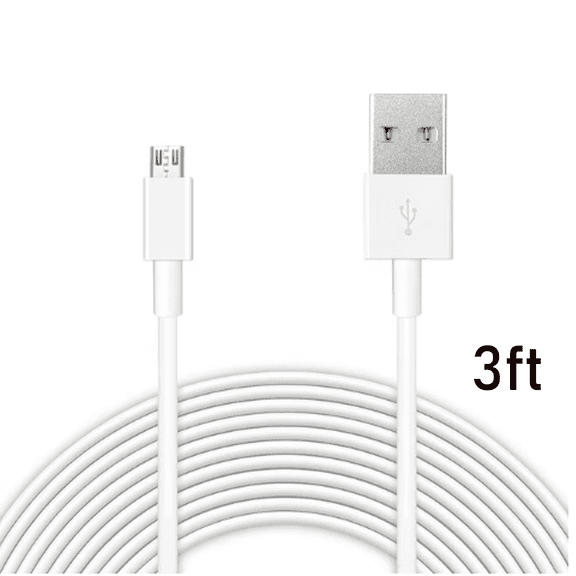 GJX 2026 New Usb Cable High-Speed Charging Android Charger Cable Micro Usb Cable with Data Transfer Capability for Home Office Car 3Ft