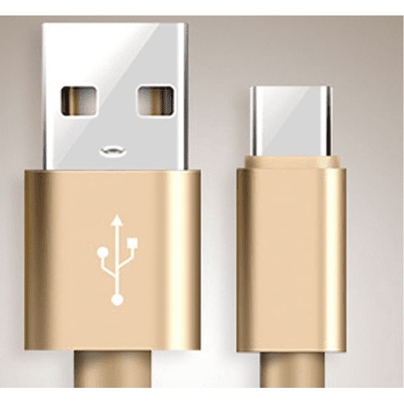 GJX 2026 New Usb Cable Nylon Braided Android Charger Cable,Super Fast Micro Usb Cable for Android Phones,Gold,9Ft for Charging, Data Transfer, Home, Office, Travel, Car, Everyday Use