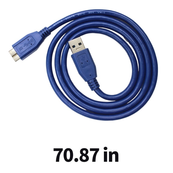GJX 2026 New Usb Cable,Quick Data Read Usb 3.0 Cable,Supports Large Capacity Fast Charging Usb 3.0 Extension Cable,Blue,5.9Ft