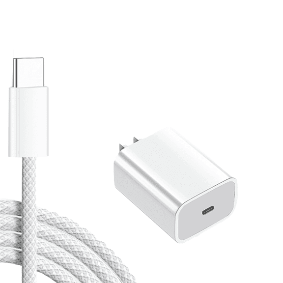 GJX 2026 New Usb Cable Set Fast Charging Micro Usb Cable Nylon Braided Usb Type C Cable Charger Block for Samsung Galaxy S22/S21/S20 Note Series for Home,Office,Travel,Daily 6Ft