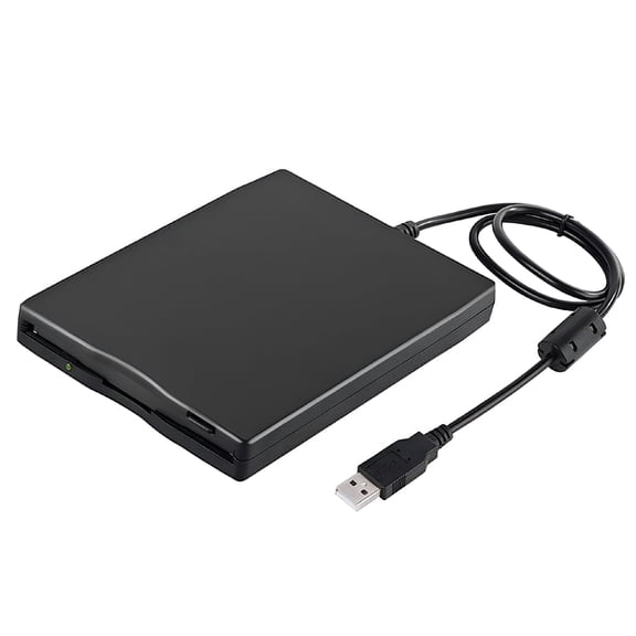 GJX 2026 New Usb External Floppy Disk Drive Portable 3.5 Inch Floppy Disk Drive Usb Interface Plug and Low Noise for Pc Laptop Black for Data Transfer,Backup,Retro Computing,Archiving,Home Office