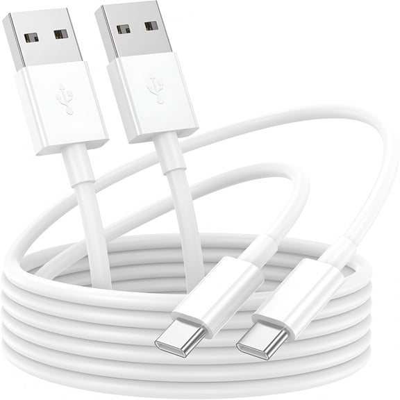 GJX 2026 New Usb to Usb C Cable 6Ft 2Pack Charger Cord,Car Carplay Cable Fast Charging Compatible for Pro Max/Plus/Ipad Pro/Air Mini Gen,Type C Charge