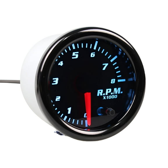 GJX 2026 New Versatility Tacho Gauge for Monitoring Engine Rpm Levels Tachometer Rpm Meter Auto Tachometer Car Gauge for Car,Truck,Motorcycle,Racing Vehicle,Engine Performance.