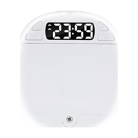 GJX 2026 New Vibrating Alarm Clock Pillow Bed Shaker Digital Display Battery Operated for Heavy Sleepers, Hearing Impaired, Travelers