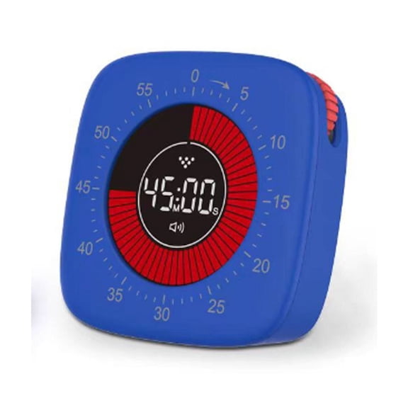 GJX 2026 New Visual Timer,User Friendly Adjustable Silent Timer for Kids,Compact Rechargeable Timer for Focused Classroom Sessions