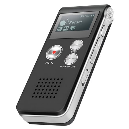 GJX 2026 New Voice Activated 8Gb Voice Recorders Microphone Usb Cable Mp3 Player for Recording Lectures,Meetings,Interviews,Personal Notes,Audio Diaries