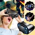 thumbnail image 1 of GJX 2026 New Vr Headset for Phones Virtual Reality Glasses with Wireless Headset Goggles 120° Panoramic View Lightweight&Foldable Design High-Definition Lenses for Movies,Games Black, 1 of 7