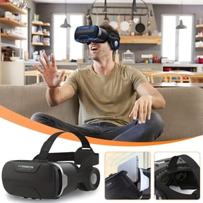GJX 2026 New Vr Headsets Compatible with Iphone&Android-Universal Phone Virtual Reality Goggles for Kids&Adults-3D Vr Glasses