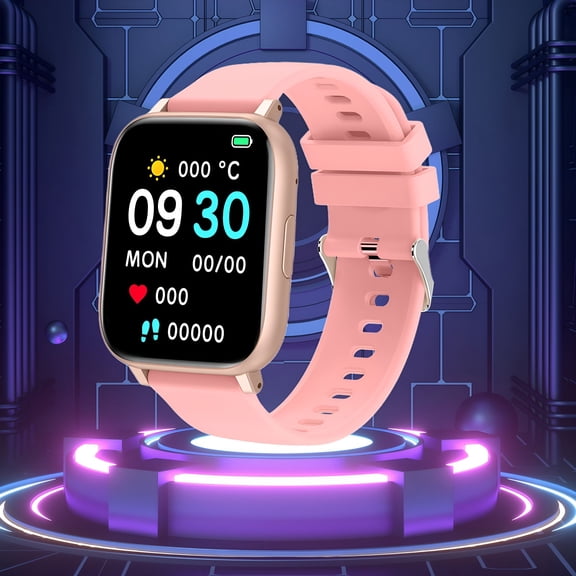 GJX 2026 New Water Resistant Smartwatch for Iphone&Android,Fitness Tracker with Heart Rate/Spo2/Sleep Monitor,Call Answer/Make,Sports Modes,Step Calorie Counter-Smart Watch for Men Women